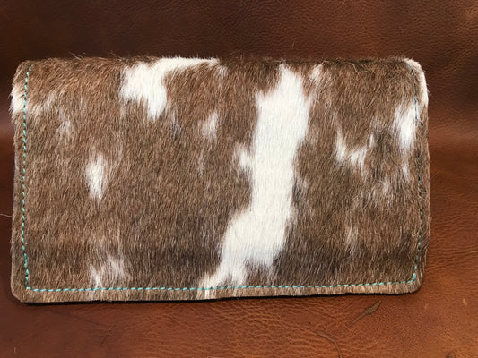 Hair on Hide Leather Wallet